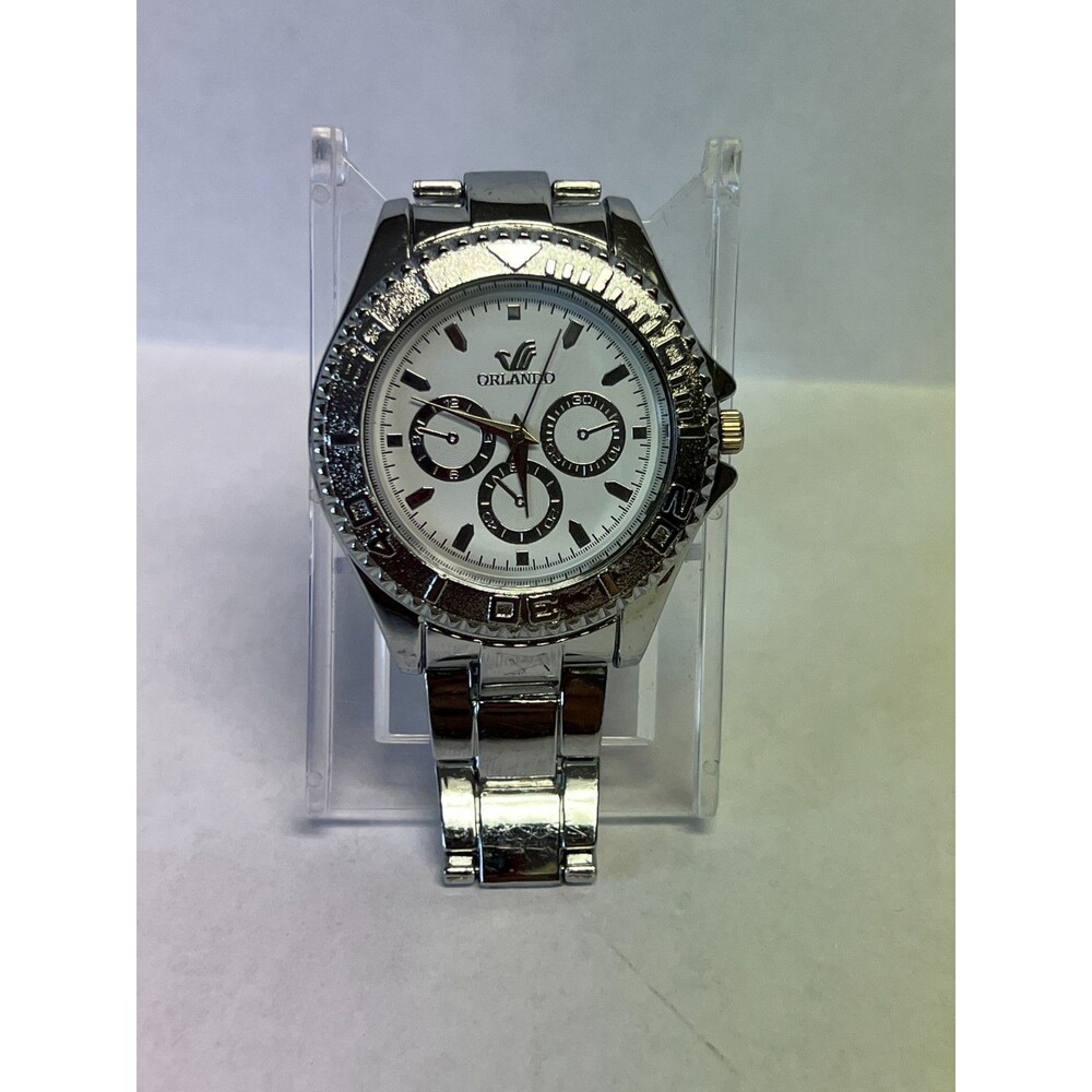 Orlando Men’s 375 Steel Watch New Battery